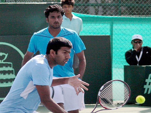 Bangalore will host India's Davis Cup World Group playoff tie against Serbia Sep 12-14. PTI file photo