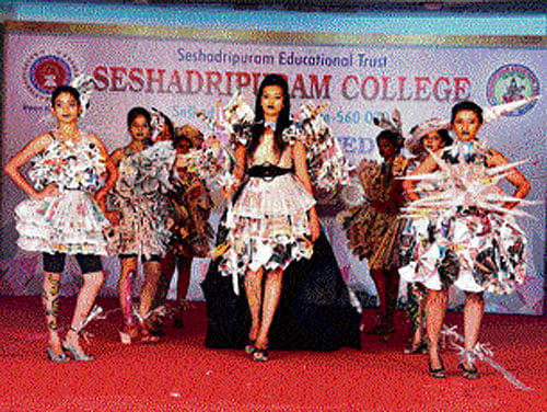 The students of Seshadripuram College celebrated their annual day - 'Tarang 2014' on the campus recently.