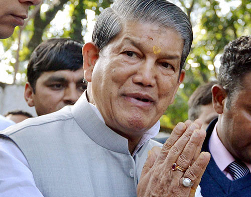 Chief Minister Harish Rawat, who assumed power in February this year, is confident that Congress will sail through. PTI File Photo