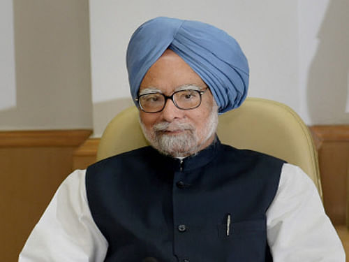 In his farewell speech to the Planning Commission, Prime Minister Manmohan Singh today said India's growth story is 'work in progress' and there is still a long way to go. PTI photo