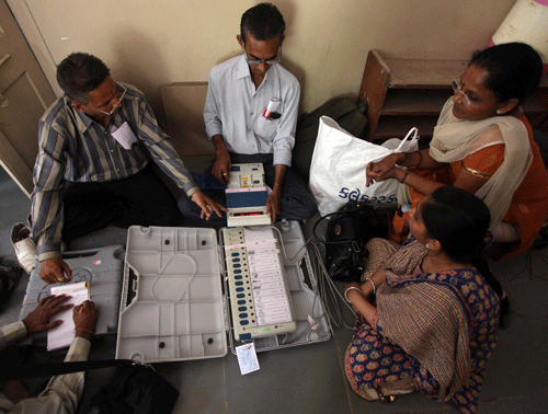 Ahead of its presidential election, the Namibian government has purchased 3,400 India-made electronic voting machines (EVMs) which have already been used by other countries in Asia to conduct smooth and fair polls. AP photo