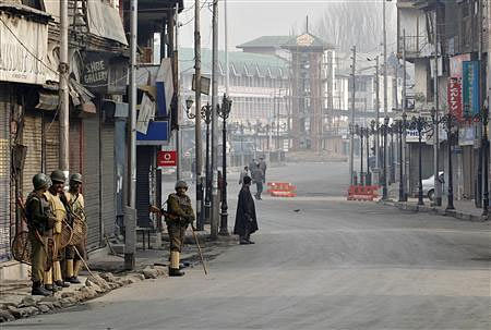 Curfew in Srinagar after youth's killing Reuters Image