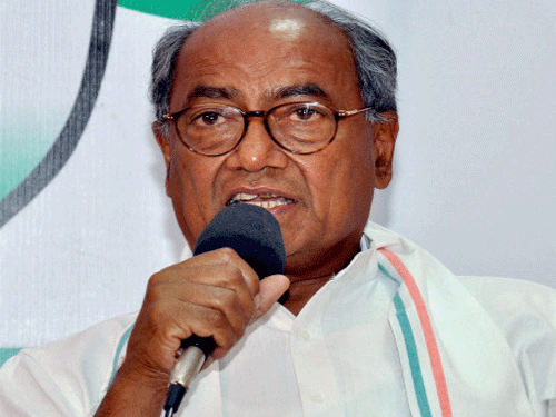 In the ongoing Lok Sabha campaign, Digvijay was among the Congress leaders who slammed Modi, who, last month, for the first time publicly acknowledged that he is married. PTI photo