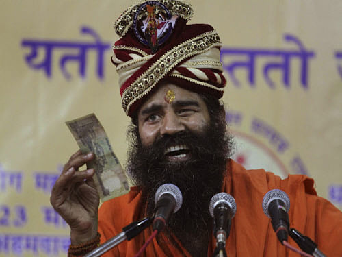 A court here in Rajasthan Saturday ordered police to file a case against yoga guru Baba Ramdev for his alleged remarks against Dalits, a lawyer said. AP file photo