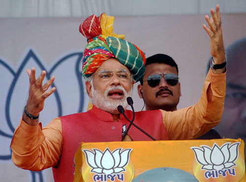 Breaking an unwritten code, Narendra Modi today held a rally here in the Gandhi family pocketborough, attacking 'family' politics but said he has not come for 'revenge' but for 'change' in this backward region. PTI file photo