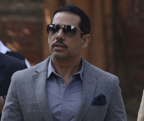 The Vasundhara Raje government in Rajasthan has launched a probe into land deals of Congress president Sonia Gandhi's son-in-law Robert Vadra in the state when the Congress was in power. PTI photo