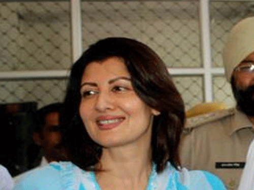 Former beauty queen and actress Sangeeta Bijlani is fully geared to get 'back into the groove' of the Hindi film industry, where she's making a comeback with 'Shab' after almost two decades. PTI file photo