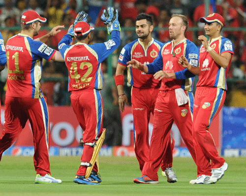 Hammered in their previous match, the struggling Royal Challengers Bangalore will face another tough battle when they take on the resolute Rajasthan Royals in an IPL game here tomorrow. DH file photo