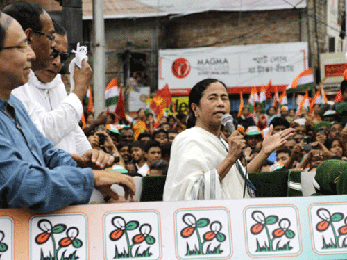 The final phase of the Lok Sabha election in 17 constituencies of West Bengal will be held Monday in the shadow of the Supreme Court's order to the CBI to probe the Saradha chit fund scandal that has cast a shadow on the ruling Trinamool Congress. AP photo