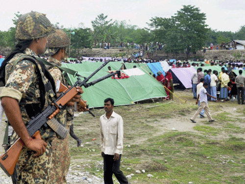 The district administration is doing everything possible to instill a sense of security and confidence among affected families by providing adequate forces, but the villagers do not want to take any chance as they apprehend that security will be withdrawn after the 'situation becomes normal'. PTI photo