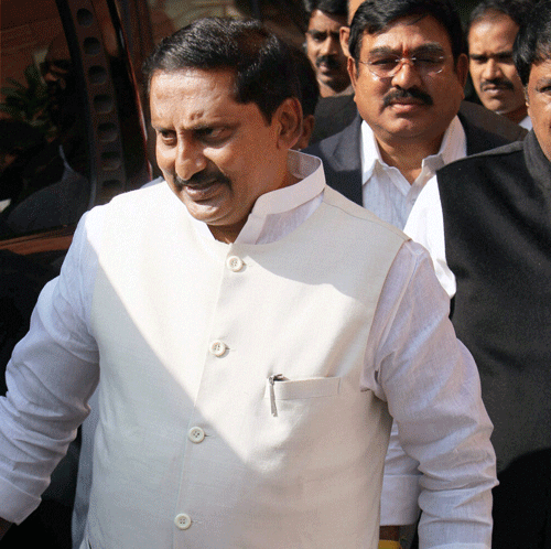 Andhra Pradesh Chief Minister N Kiran Kumar Reddy . PTI. File Photo