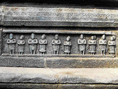 A frieze at the temple DH Photo