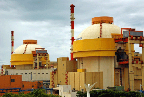 Six workers, including three employees of the Nuclear Power Corporation of India (NPCIL), were injured when hot water spilled on them during routine maintenance work at the first unit of Kudankulam Nuclear Power Project on Wednesday. PTI file photo