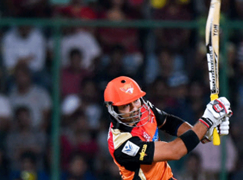 Wicketkeeper-batsman Naman Ojha, who hit an unbeaten 36-ball 79 against Kings XI Punjab, albeit in a losing cause, says he is enjoying batting at No.3 for Sunrisers Hyderabad and would like to continue at the same position as it gives him an opportunity to build the innings. PTI photo