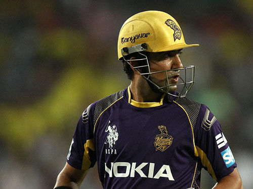 After regaining form with hat-trick of half centuries in the ongoing IPL, Kolkata Knight Riders skipper Gautam Gambhir says he is focused on the tournament ahead and not thinking about the Indian team's upcoming England tour or the 2015 World Cup.PTI file Photo