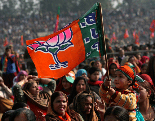 The BJP took a big lead as millions of votes polled in the Lok Sabha election were counted Friday, with its candidates racing ahead of all others in 71 of the 122 seats. Reuters File Photo