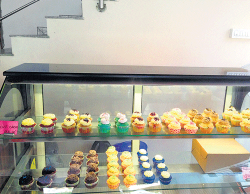 FRESH A variety of cupcakes.
