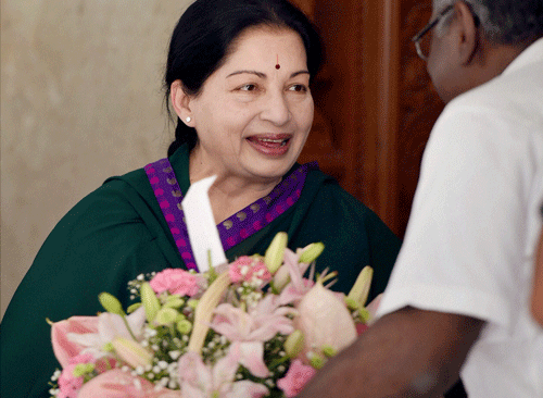 An 'Amma' wave swept Tamil Nadu on Friday with the All India Anna Dravida Munnetra Kazhagam (AIADMK) registering a landslide victory by winning 37 of the 39 Lok Sabha, with the Chief Minister J Jayalalitha's gamble to contest alone in the elections paying great dividends. / PTI Photo