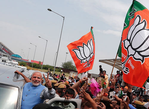 The BJP Parliamentary Party will meet on May 20 to formally elect Narendra Modi as its leader, a formality before his anointment as Prime Minister. Reuters
