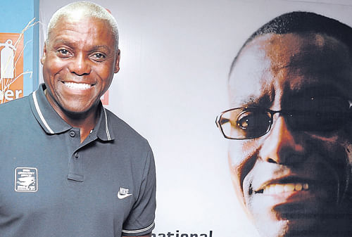 tall deeds: Despite his sprinting feats, Carl Lewis says he sees himself primarily as a long jumper. dh photo/ Kishor  Kumar Bolar