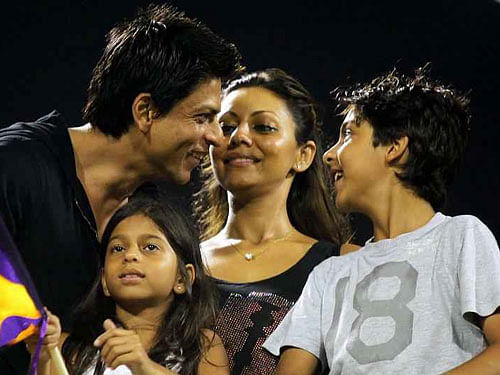 The Main Hoon Na star has three children- son Aryan and daughter Suhana with wife Gauri, and baby boy AbRam, who was born through surrogacy in 2013.