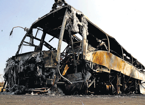 Thirty-one children were burned to death when a bus they were traveling in caught fire in northern Colombia today, the Red Cross said. DH File Photo. For Representation Only.