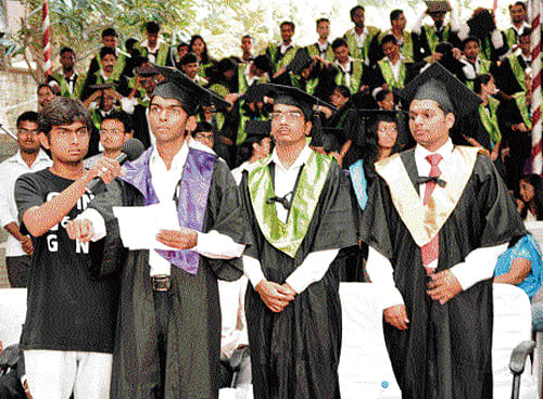 The CMR Institute of Technology recently held its graduation where more than 900 students graduated in style. DH photo