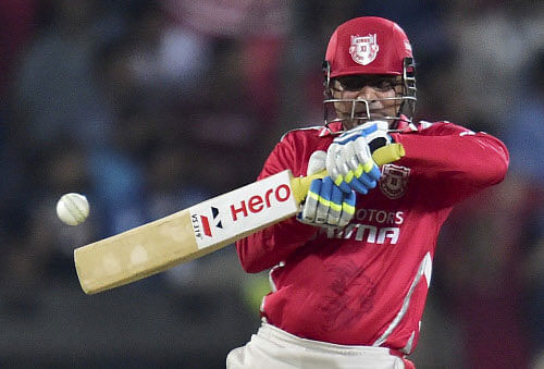 Kings XI Punjab beat Delhi Daredevils by four wickets in their IPL match at Feroz Shah Kotla ground here today. PTI photo