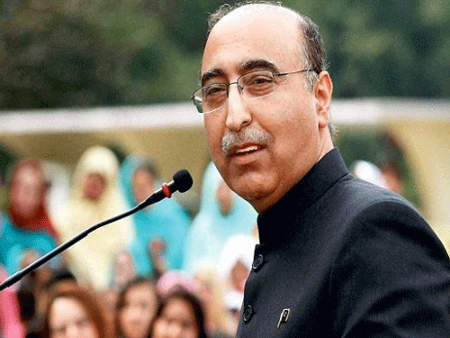 'Now the two democratic countries have to decide whether we will bury the hatchet or will continue to be at daggers drawn indefinitely. The two countries and the people cannot afford to move in wrong direction and to be on the wrong side of the history,' Pakistan's High Commissioner to India Abdul Basit said here. PTI photo