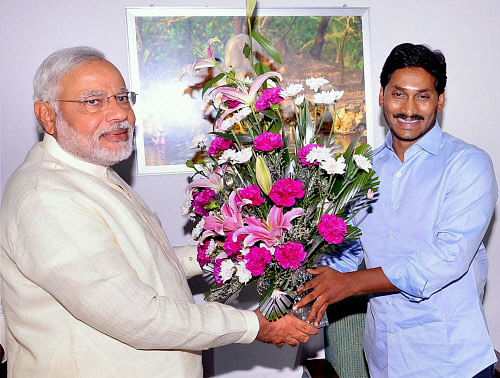 The BJP's wish to rope in more allies other than the existing 25 NDA partners appears to be taking shape as the YSR Congress on Monday reached out to Prime Minister-in-waiting Narendra Modi offering 'issue based' backing to the alliance that will form the government at the Centre. PTI photo