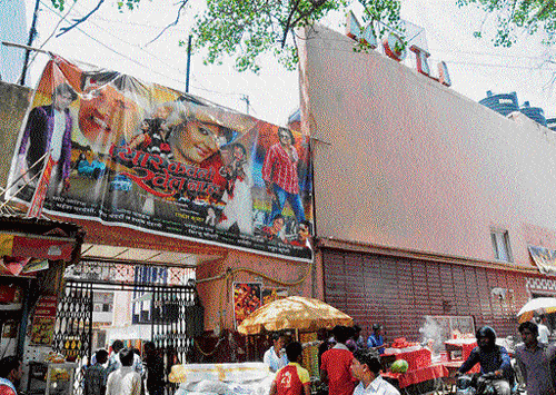 single screen:  Moti Cinema has an illustrious past but screens only Bhojpuri films now.