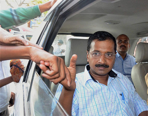 Arvind Kejriwal apologises for resigning midway. PTI Image