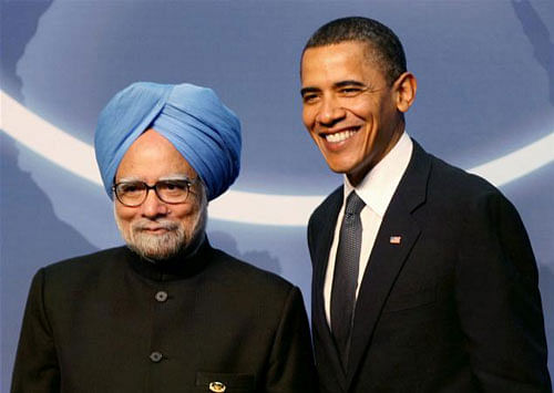 The US President also lauded Singh for his efforts to lift millions out of poverty and position India as a global leader. PTI file photo
