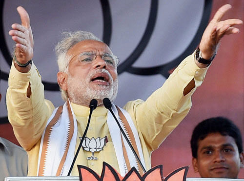 Gujarat police today submitted a report before a local court saying that the Prime Minister-designate Narendra Modi had not committed any cognisable offence by not disclosing his marital status in his nomination form at the time of 2012 Assembly elections. PTI file photo