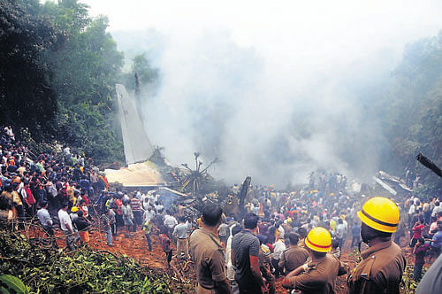 A file photo of the air crash taken on May 22, 2010.