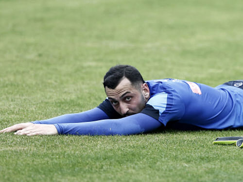 Kostas Mitroglou's form will be vital for Greece. Reuters photo