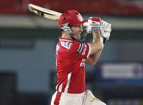 Sent into bat, Kings XI Punjab scored 179/4 in their Indian Premier League match against Rajasthan Royals here today. PTI file photo