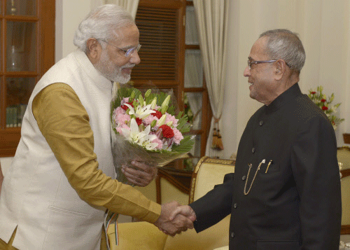 A surprised President heard Modi's reasons for sending out the invitation, and suggested that he take the views of the ministries of defence and external affairs, as it was unprecedented. Reuters photo