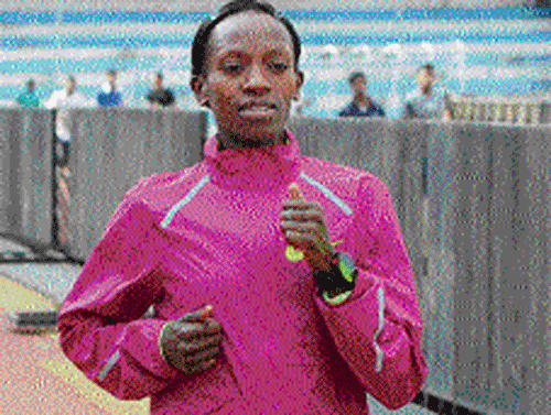 It was yet another moment of glory added to long-distance runner Lucy Kabuu's basket when she recently won the TCS Bangalore World 10K Run in the women's category with a new course record of 31.48.  DH photo