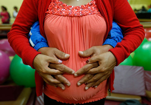 The research team followed up with more than half of the participants and found that the women who considered themselves less able to take on these barriers had retained more of their pregnancy weight. Reuters photo for representation purpose only
