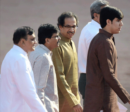 Shiv Sena chief Uddhav Thackeray, who was in the capital for Modi's swearing-in ceremony, has extended his stay for discussions with the BJP leadership. PTI photo