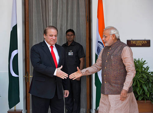 Applauding the meeting between Prime Minister Narendra Modi and his Pakistani counterpart Nawaz Sharif, the US has said it was ''cautiously hopeful'' about the improvement in the ties between the two neighbours. AP photo