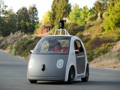 Google unveiled plans to build its own self-driving car that it hopes to begin testing in the coming months. AP photo