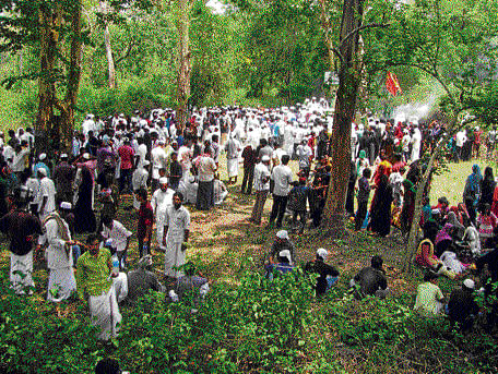 Unfair: Devotees come in their droves for a temple fair at  Gundre Range in Bandipur Tiger Reserve.