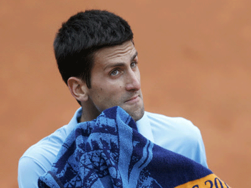 Novak Djokovic ran into a spot of bother at the French Open, dropping a set and needing over three hours to reach the fourth round. Reuters photo