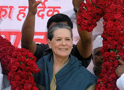 A group of Congress leaders, however, feels Sonia is the best bet for the post as she can lead the attack on the Narendra Modi government in the Lower House. PTI file photo