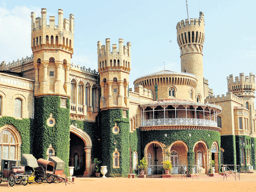The Bangalore Palace was built by Rev John Garret, who was the first Principal of the Central High School, now known as Central College.  Photo by S K Dinesh