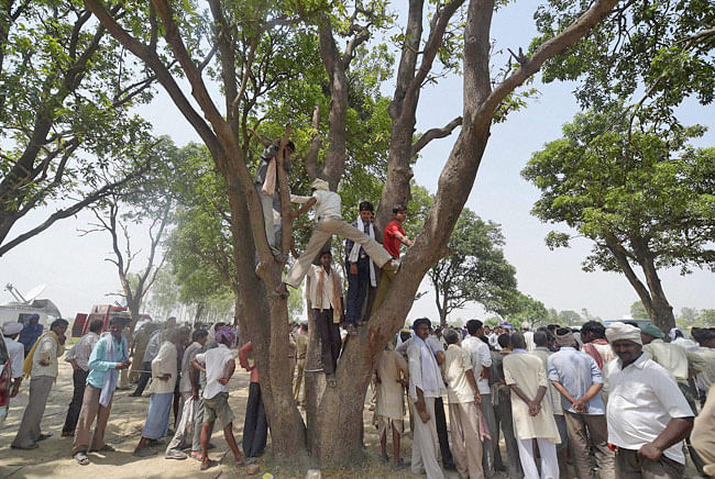 The shocking incident comes barely a week after the gruesome gang rape and killing of two minor sisters in Budaun that led to a national outcry.  PTI file photo