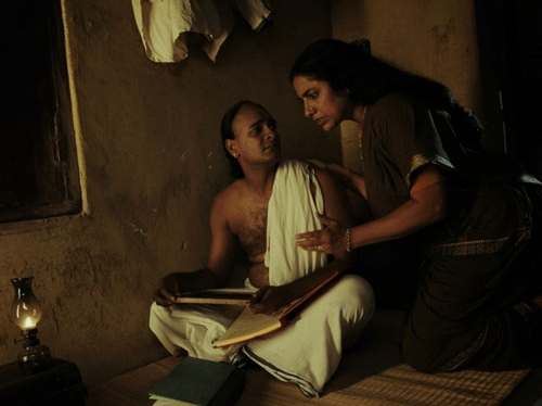 Southern actor Abhinay Vaddi, who plays mathematics genius Srinivasa Ramanujan in upcoming Tamil-English biopic ''Ramanujan'', says he shaved his head 40 times for the look of the character. A still from the film
