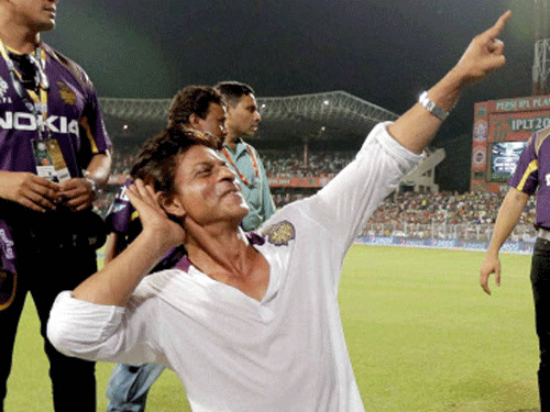 Shah Rukh Khan, who is basking in the glory of his team Kolkata Knight Riders victory in IPL 7, has begun reading books on Gautam Buddha's life to help him stay calm. PTI
